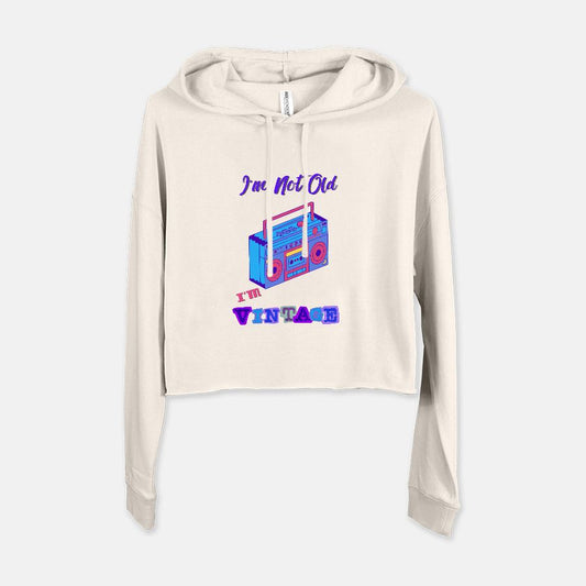 I'm Vintage- Women's Cropped Hoodie