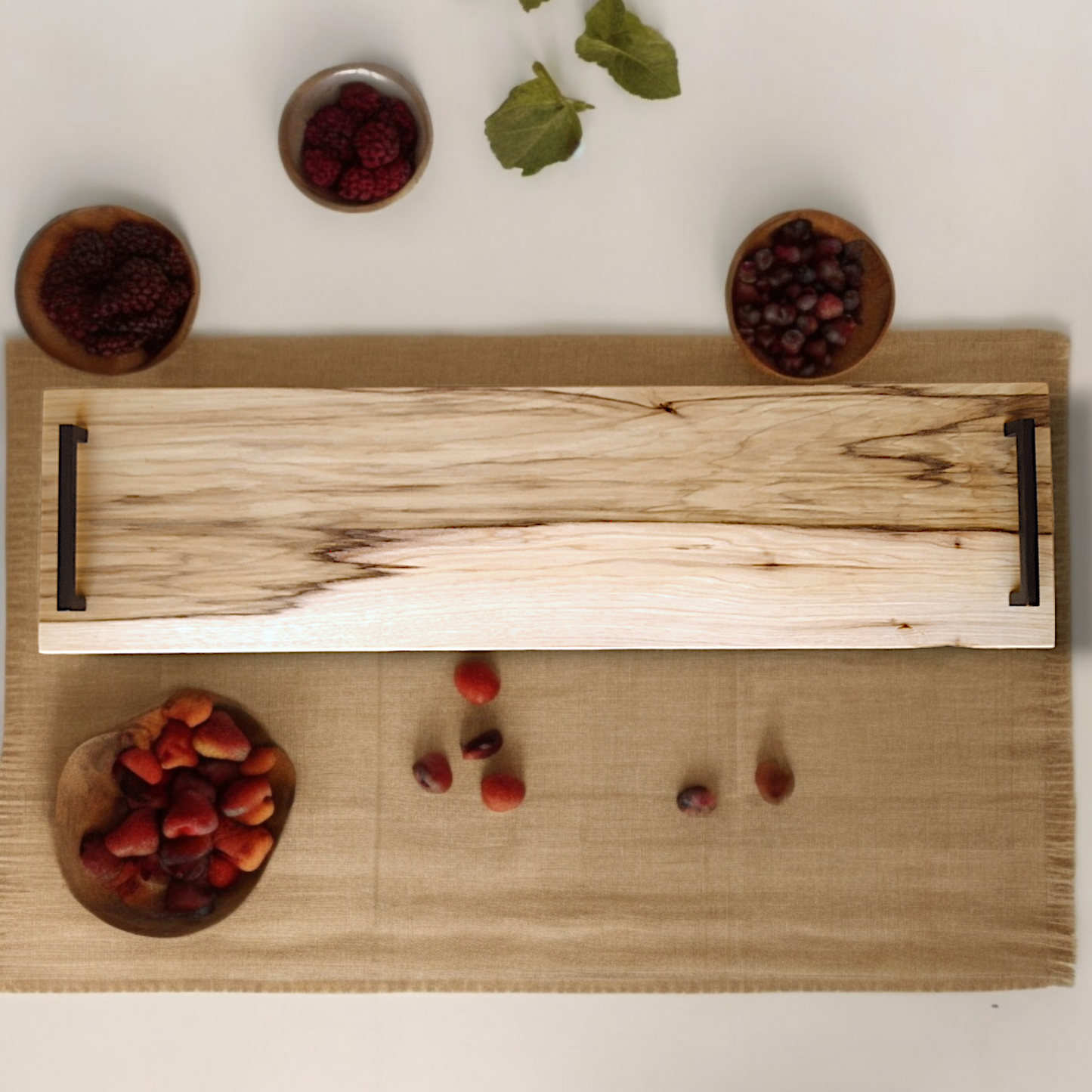 Artisan-Crafted Hickory Charcuterie Board