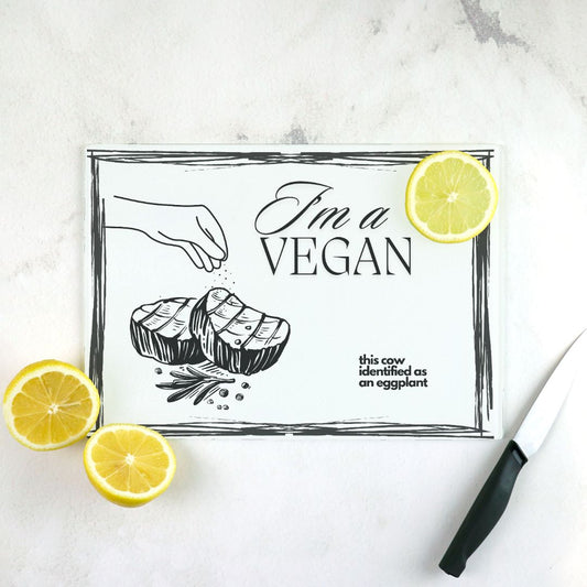 Vegan Cow Cutting Board (15.75" x 11.5")