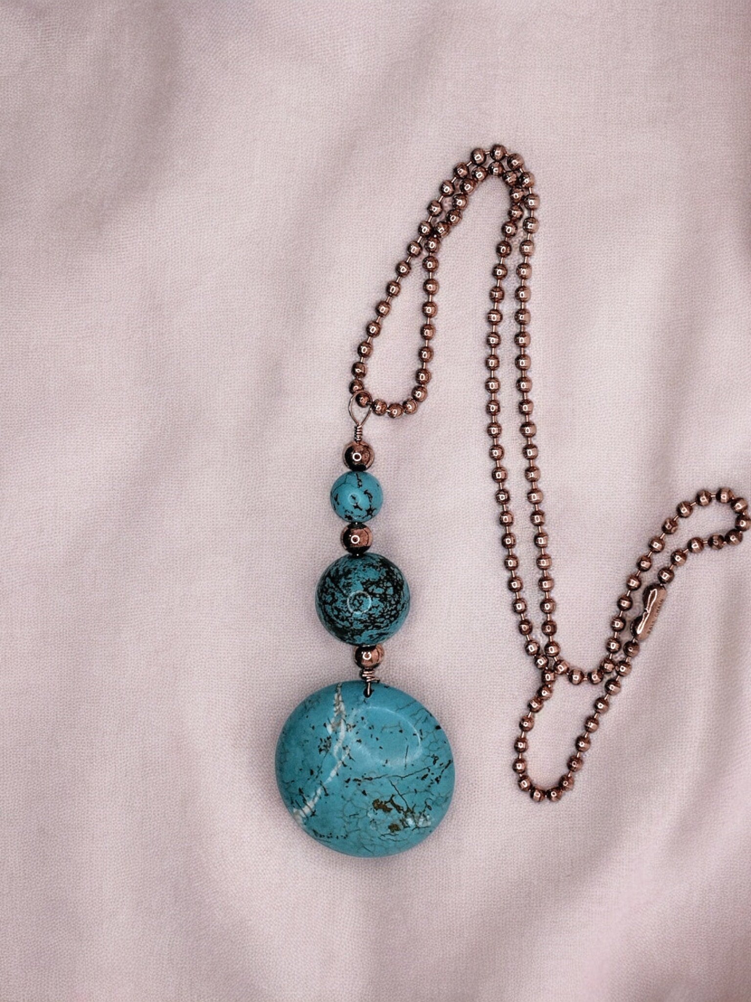 Turquoise statement necklace