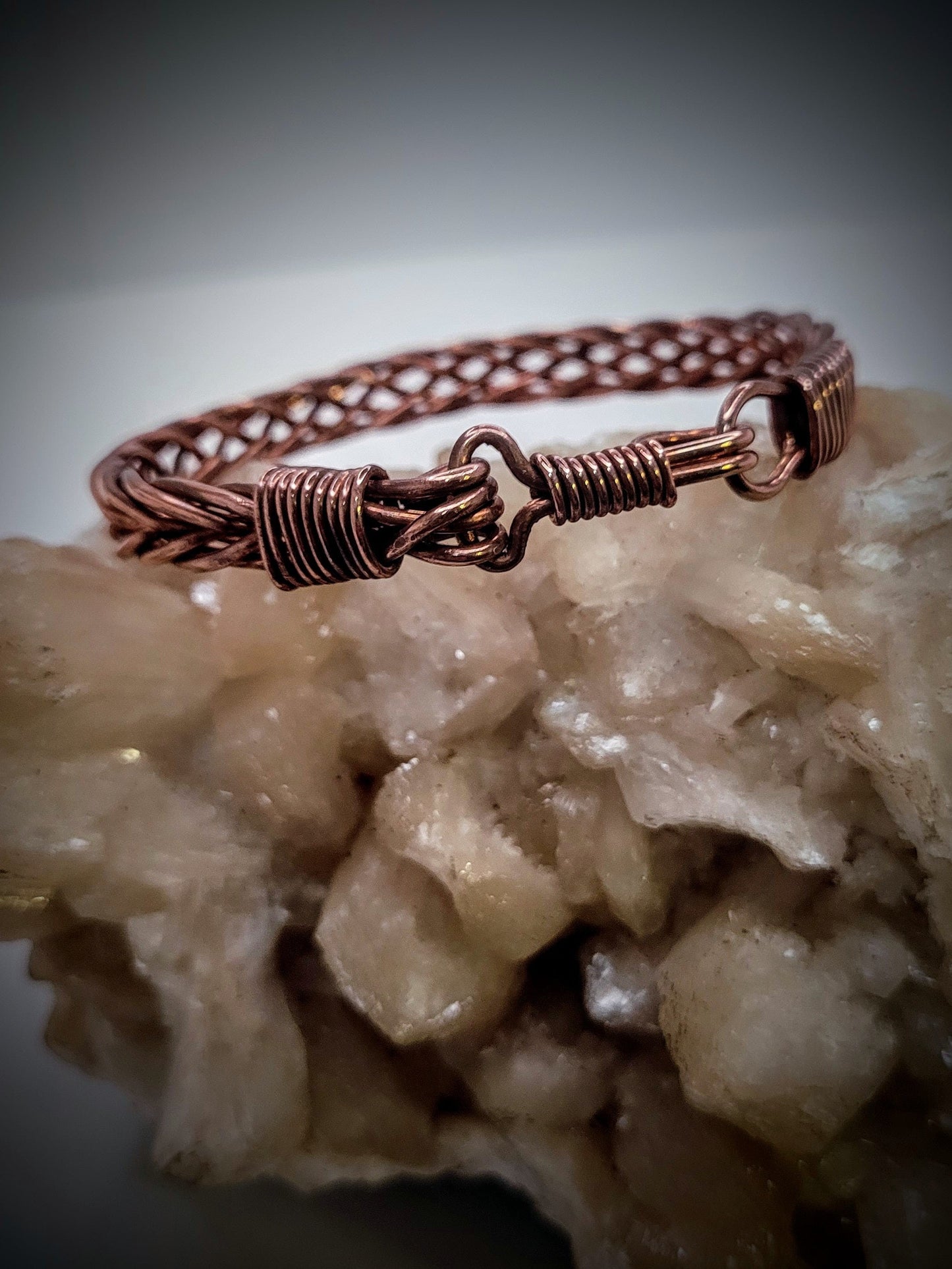 Copper fishtail cuff