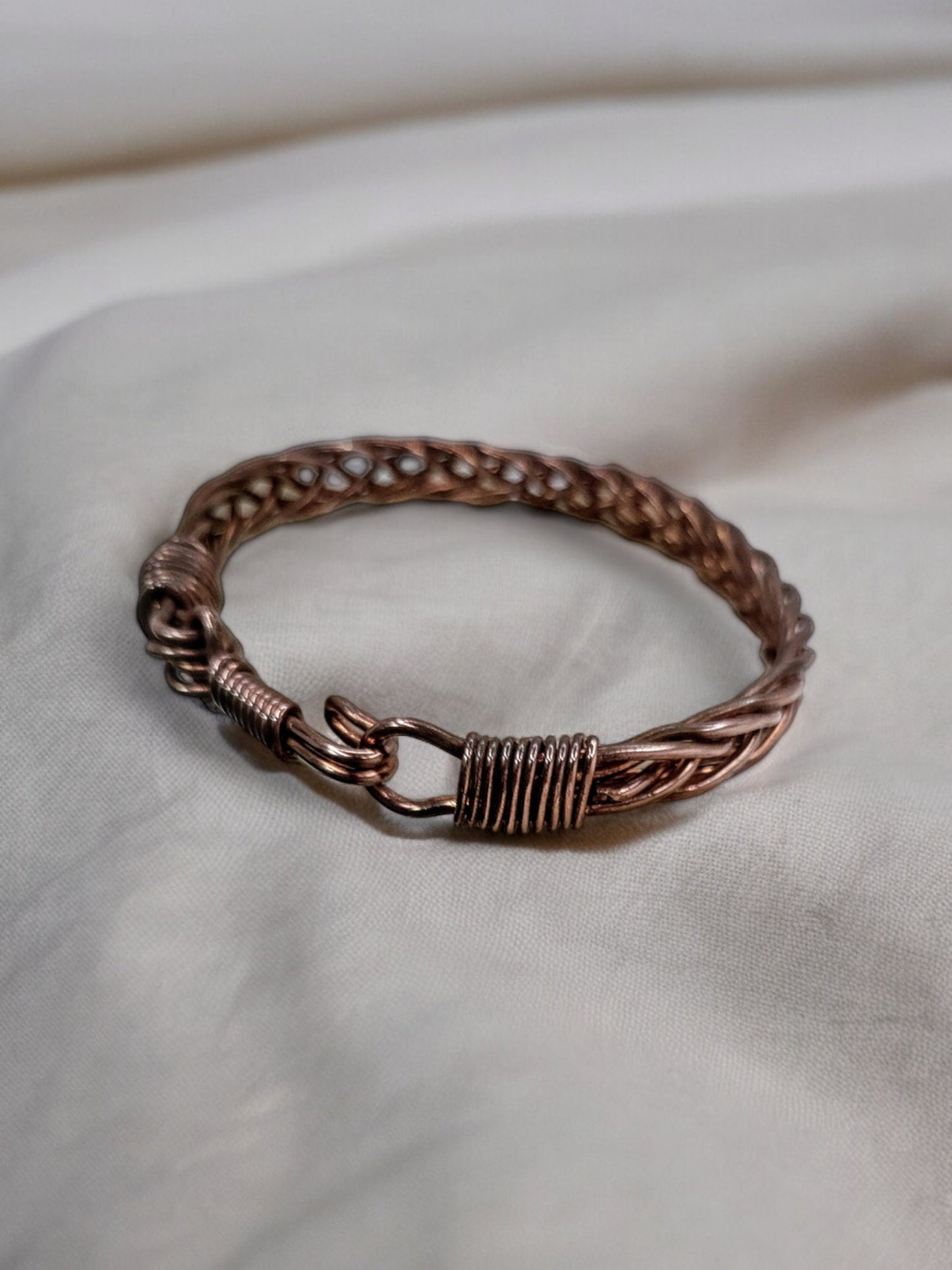 Copper fishtail cuff